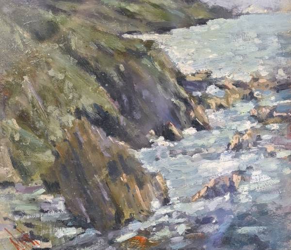 - Oil on Board, Painting by Will Nash, measuring 19 x 20 cm (H x W) framed at 30 x 32 cm £395